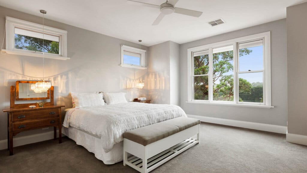 Glen Iris extension and renovation - master bedroom