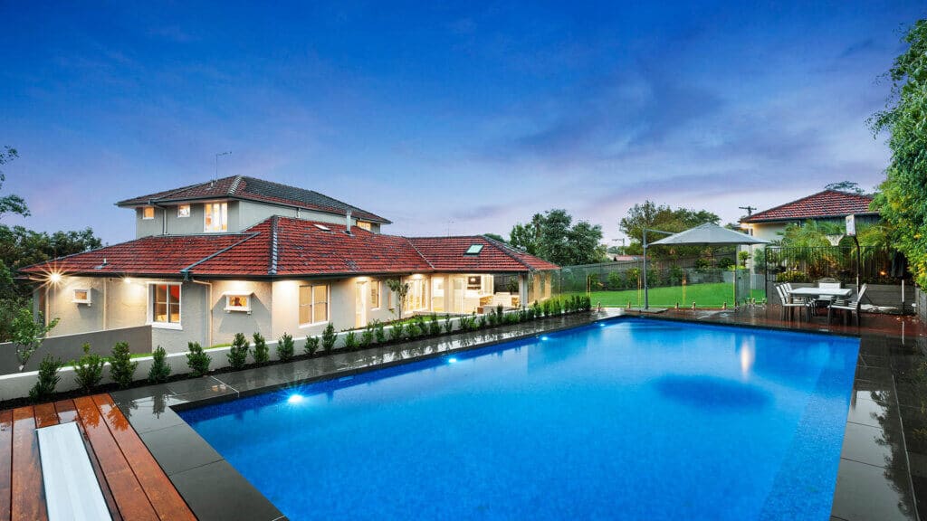 Glen Iris extension and renovation - pool area