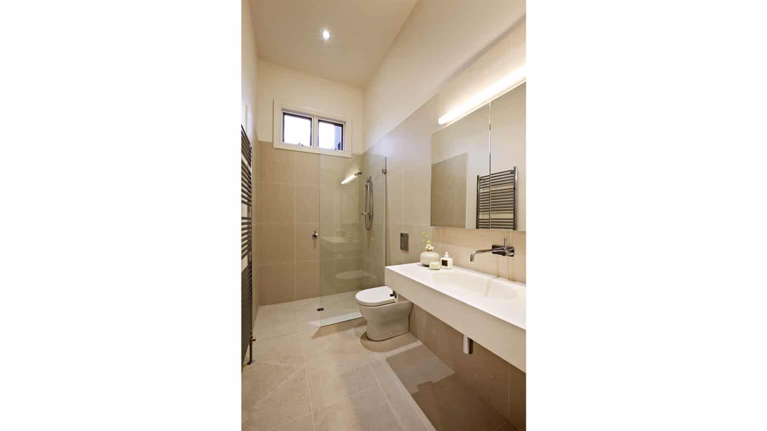 Hawthorn extension and renovations - bathroom