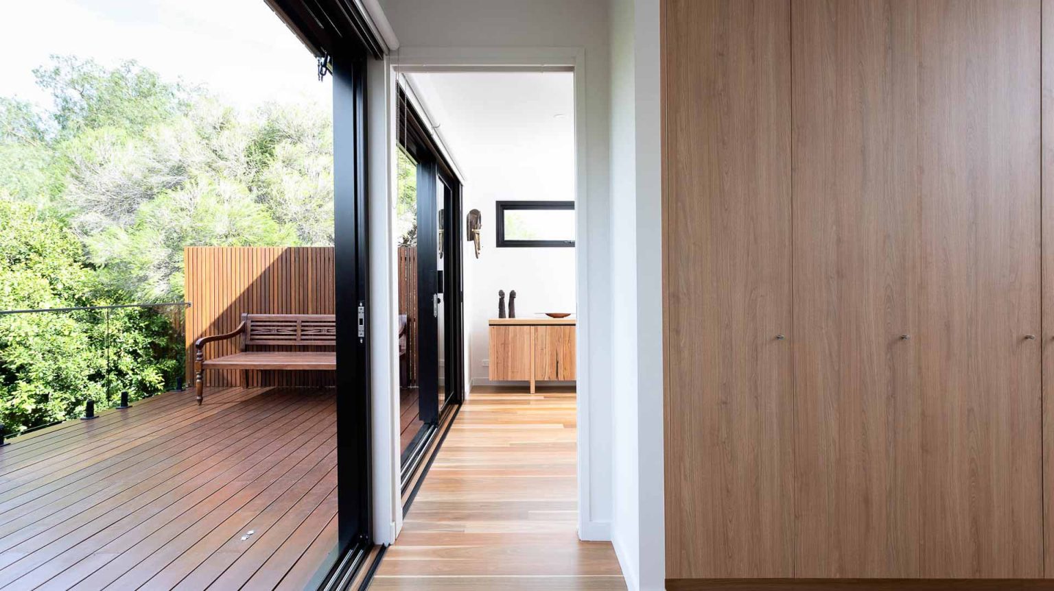 Caulfield South renovation and first floor extension - side view of outside upstairs