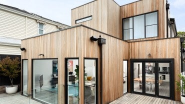 Kew second storey extension & ground floor alterations - view of house from outside