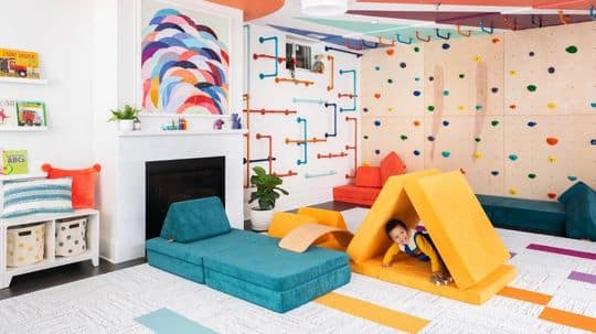 Indoor physical play areas for kids