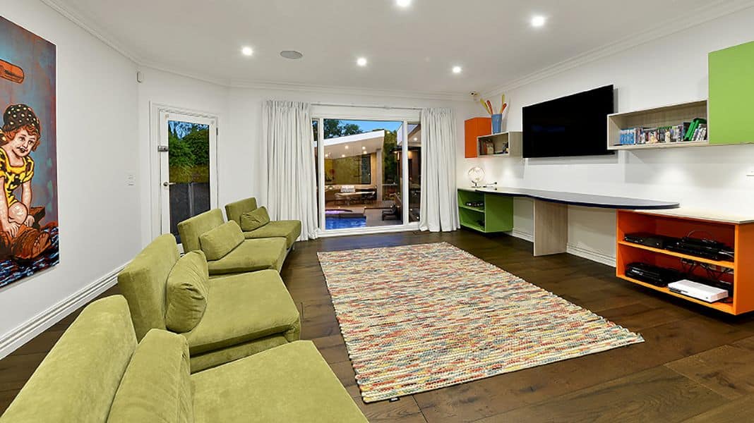 Kids playroom in Wheelers Hill home renovation and extension